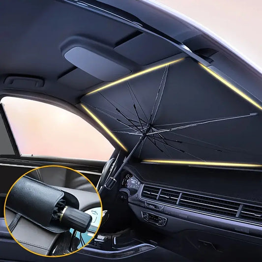 Portable Car Windshield Sunshade Umbrella