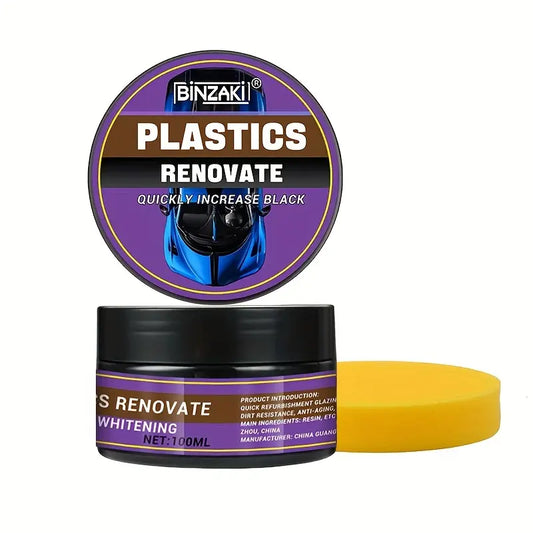 Car Restoration Wax - Plastic Parts Refurbisher